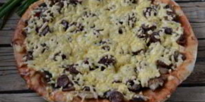 Рецепт пицца на кефире в духовке