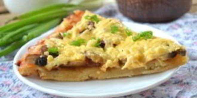 Рецепт пицца на кефире в духовке