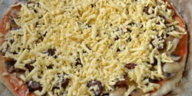 Рецепт пицца на кефире в духовке