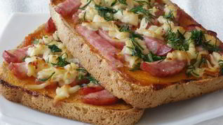 Рецепт Пицца на хлебе