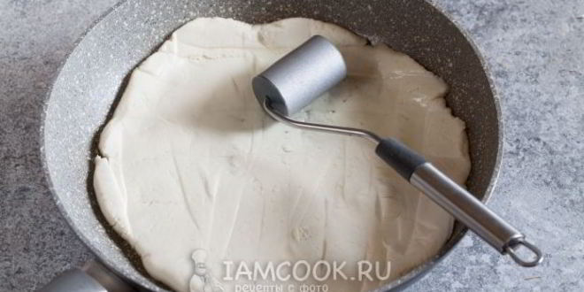 Рецепт пицца на сковороде без муки