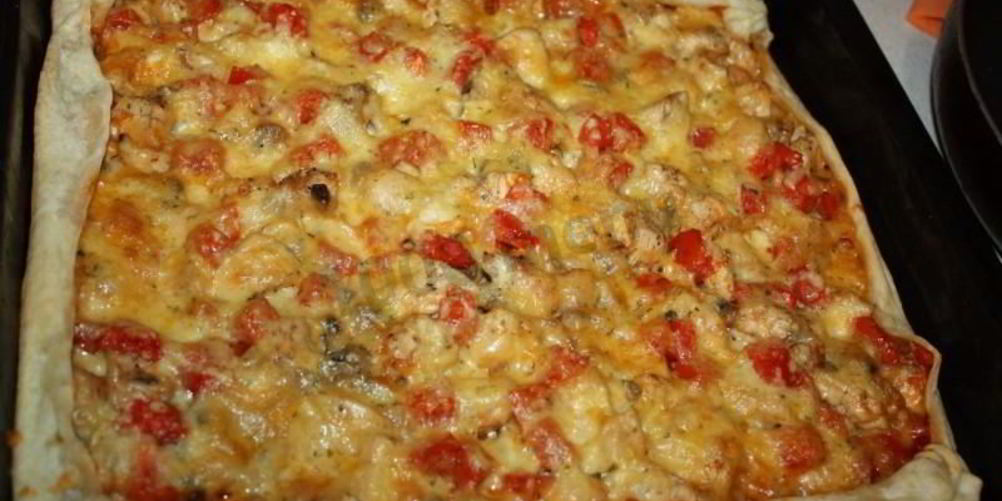 Как приготовить пицца на слоеном тесте