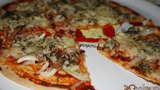 Рецепт Пицца на тортилас