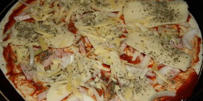 Рецепт пицца на тортилас