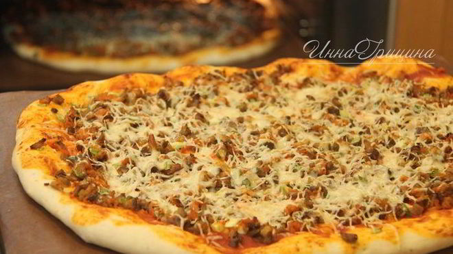 Рецепт Пицца-пиде из прошлогоднего гуся