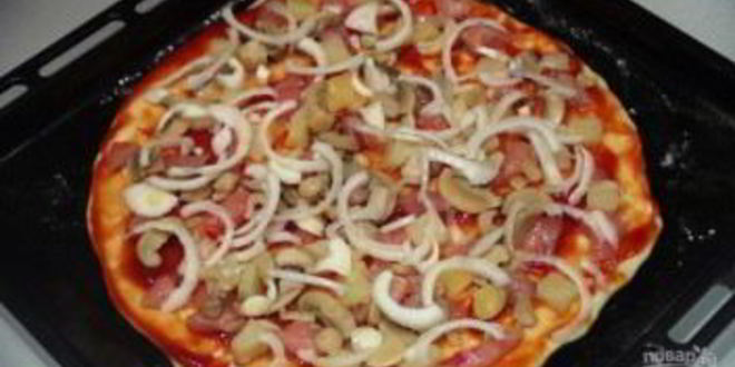 Рецепт пицца по-домашнему в духовке