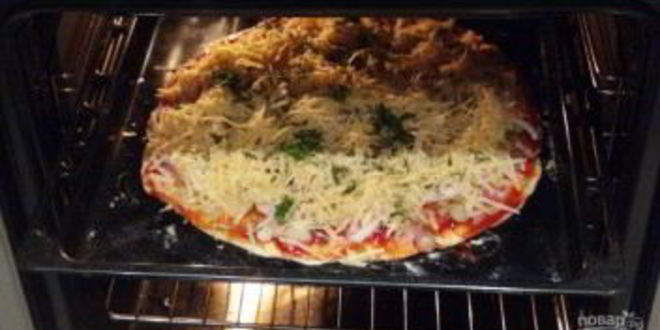 Рецепт пицца по-домашнему в духовке