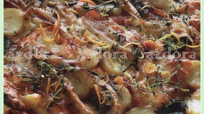 Рецепт Пицца по-крестьянски с грудинкой