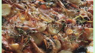 Рецепт Пицца по-крестьянски с грудинкой