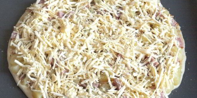 Рецепт пицца с ананасами и ветчиной