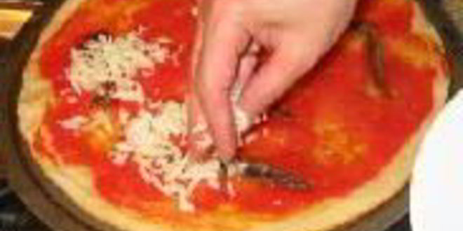 Рецепт пицца с анчоусами