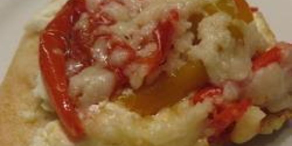 Рецепт пицца с курицей и перцем в микроволновке