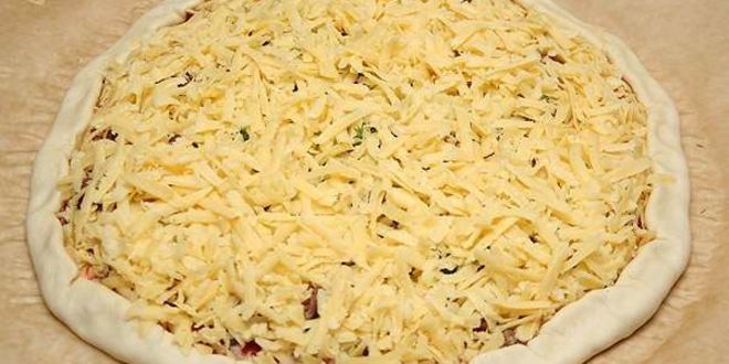 Рецепт пицца с фаршем