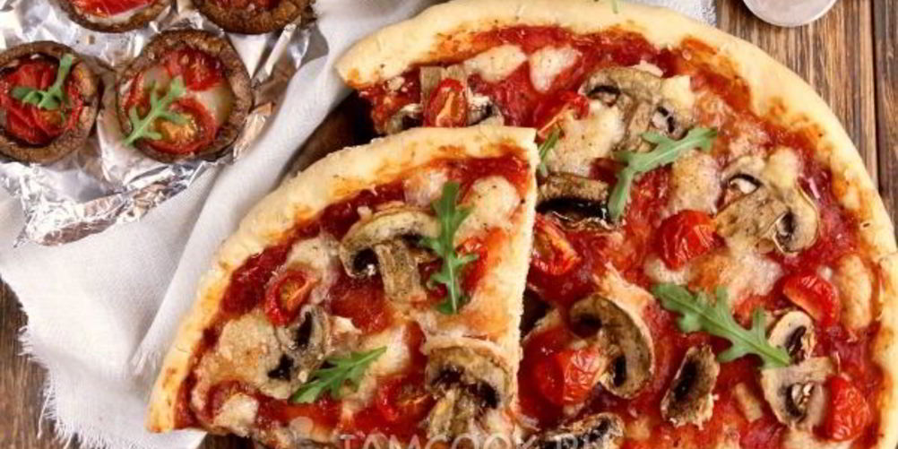 Как приготовить пицца с грибами и сыром
