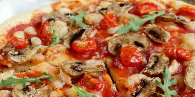 Рецепт пицца с грибами и сыром