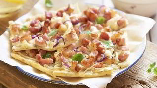 Рецепт Пицца с грудинкой