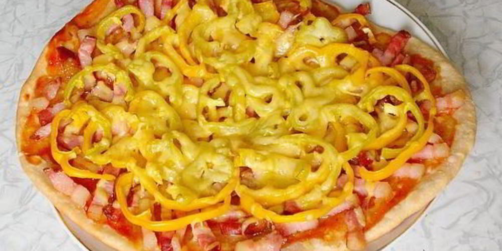 Как приготовить пицца с колбасой