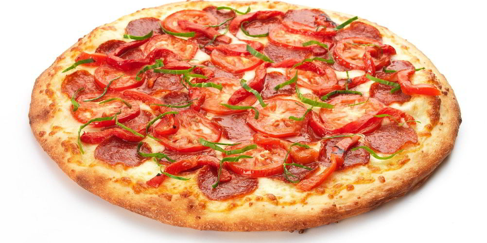 Рецепт пицца с колбасой и грибами