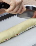 Пицца с красной рыбой