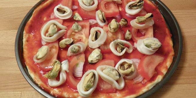 Рецепт пицца с морепродуктами в духовке