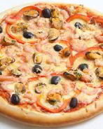 Пицца с морепродуктами