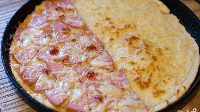 Рецепт Пицца с сырной корочкой