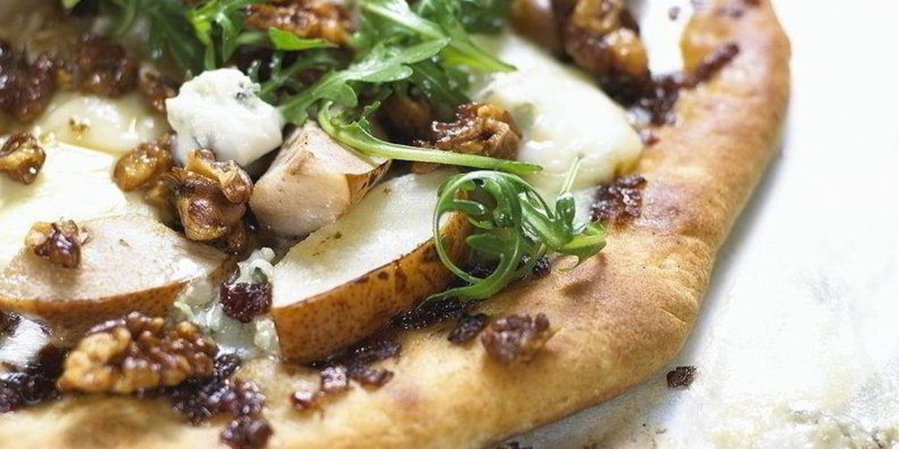 Как приготовить пицца с сыром и грушей