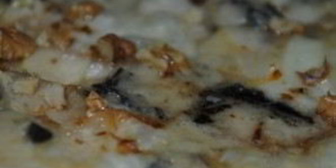 Рецепт пицца с сыром и грушей