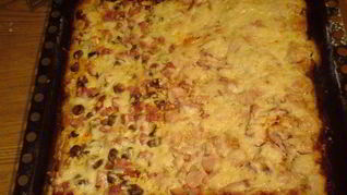 Рецепт Пицца Сердечно-колбасная