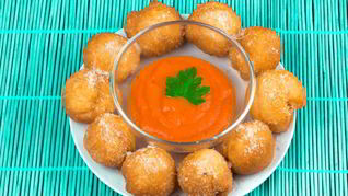 Рецепт Пицца-шарики во фритюре