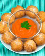 Пицца-шарики во фритюре