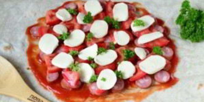 Рецепт пицца в лаваше на сковороде