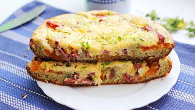 Рецепт Пицца в мультиварке без дрожжей