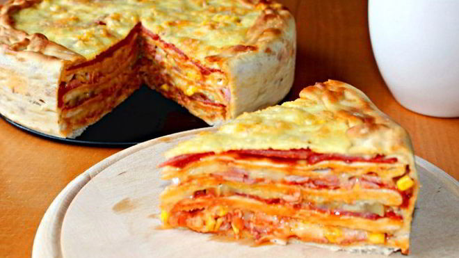 Рецепт Торт-пицца