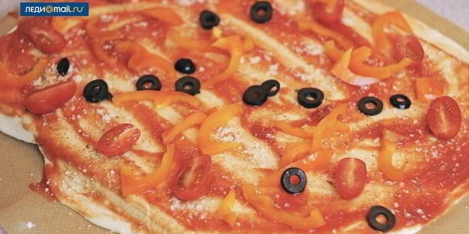 Рецепт вегетарианская пицца