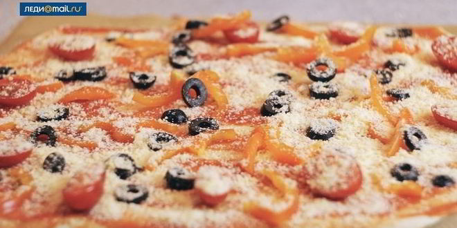 Рецепт вегетарианская пицца