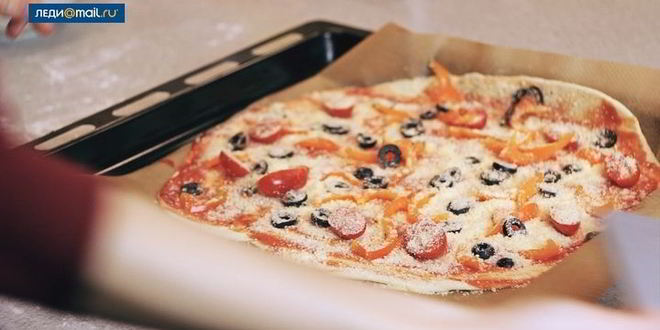 Рецепт вегетарианская пицца