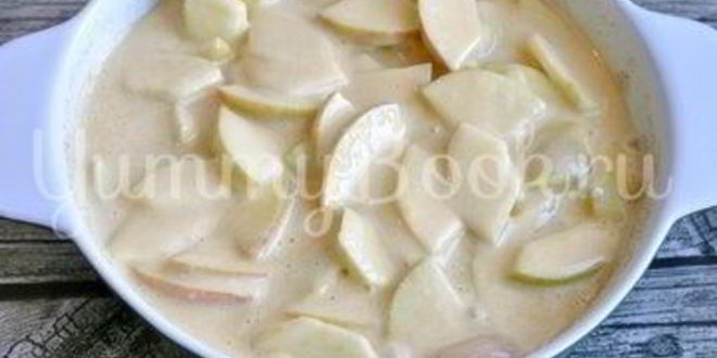 Рецепт классическая шарлотка с яблоками