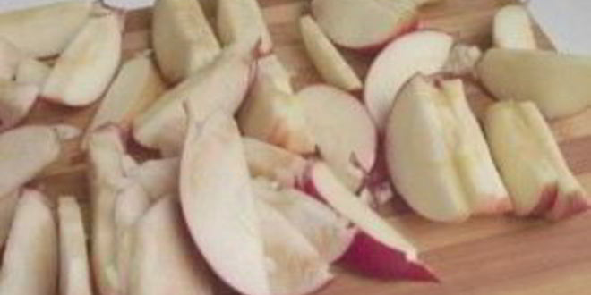 Рецепт красивая шарлотка с яблоками