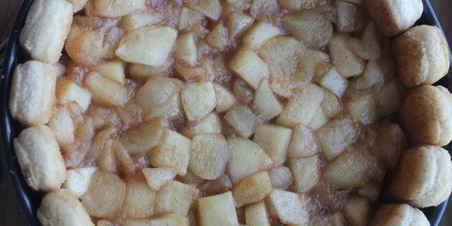 Рецепт необычная шарлотка