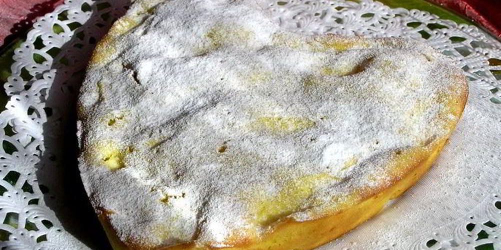 Рецепт шарлотка-чизкейк