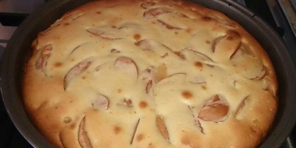 Рецепт шарлотка с безе