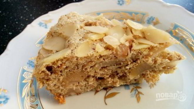 Рецепт Шарлотка с отрубями