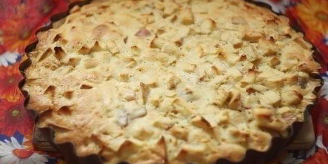 Рецепт шарлотка с яблочками