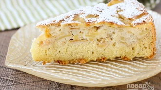 Рецепт Воздушная шарлотка с яблоками