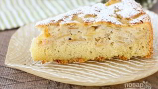 Рецепт Воздушная шарлотка с яблоками