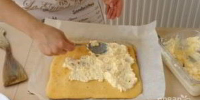 Рецепт шоколадно-банановый рулет