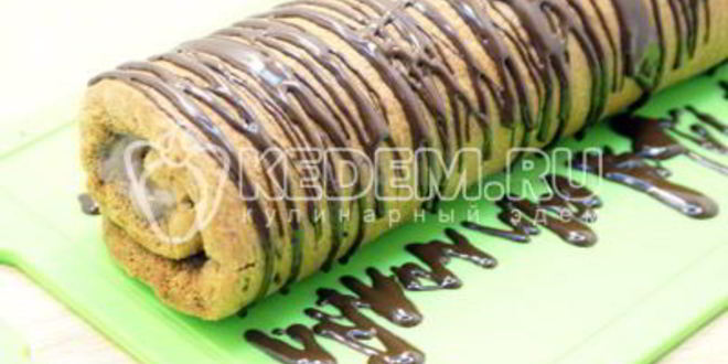 Рецепт шоколадный рулет