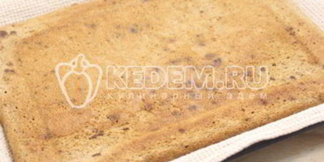 Рецепт шоколадный рулет