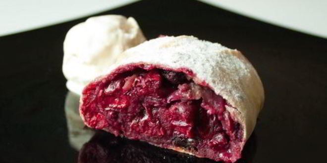 Рецепт вишневый штрудель